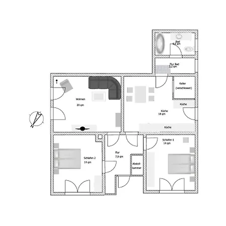 Fischerstrasse 20 - Whg. 10 - #77230 Lägenhet *